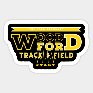 Woodford Track and Field Sticker